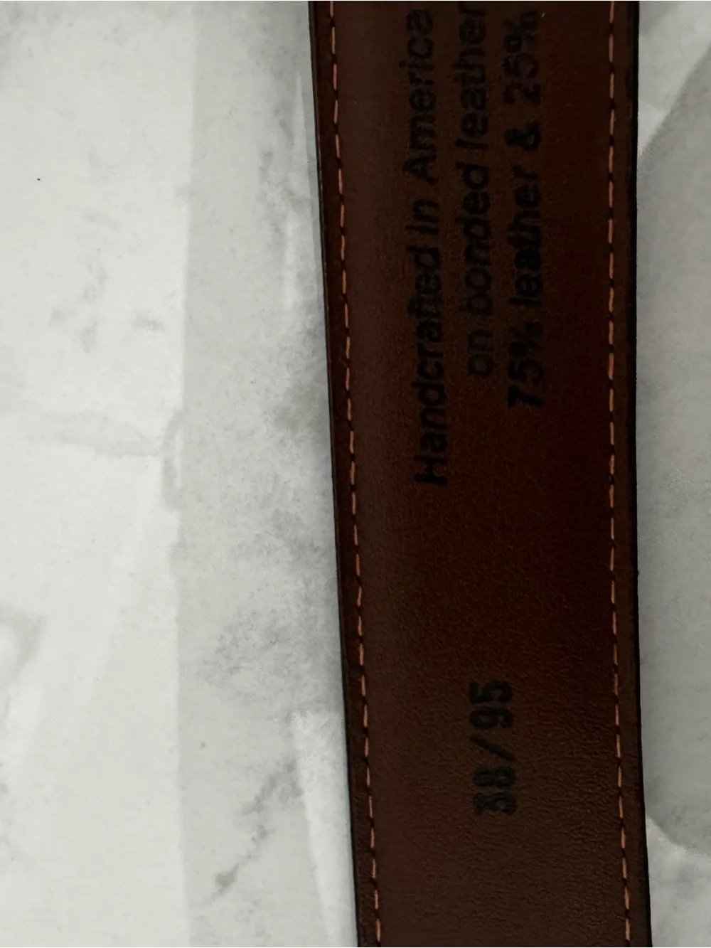 Classic Black Leather Belt with Brass Buckle - Men's Accessory